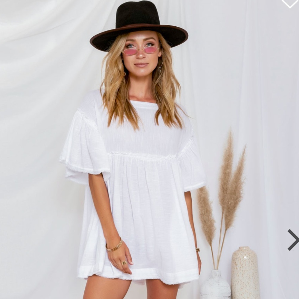 Free People Summer Nights MinI Dress Tunic XS